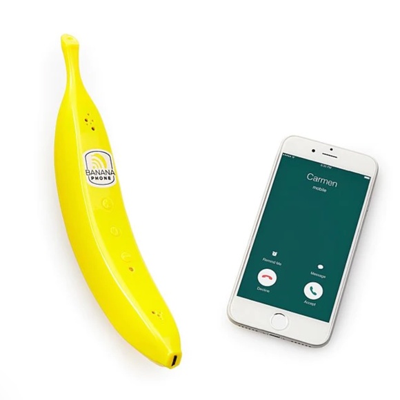 NIB🍌Banana Phone Bluetooth Handset -- works w/iPhone and Android Mobile Devices - Picture 2 of 15